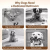 Drawer-Style Dog Potty Tray for Small, Medium, and Large Dogs
