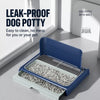 Plastic Dog Potty Tray with Wall, Wire Grid, and Drawer