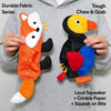 Squeaky Oxford Cloth Dog Toy with Crinkle Paper