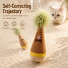 Self-Righting Cat and Puppy Toy for Interactive Play