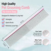 Stainless Steel Cat & Dog Grooming Comb