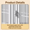 Indoor Metal Pet Playpen with Door and Roof for Cats & Small Dogs