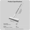 Pet Hair and Water Scraper with Telescoping Handle