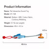 Interactive Squeaky Rope Tug Toy for Medium and Large Dogs
