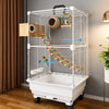 Large Stainless Steel Bird Cage for Small & Medium Birds