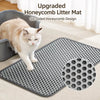 Large Double-Layer Cat Litter Mat with Cut-to-Fit Design