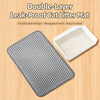 Large Double-Layer Cat Litter Mat with Cut-to-Fit Design