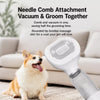 Pet Grooming Vacuum and Blow Dryer with Deshedding Brush