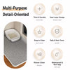 Large Double-Layer Cat Litter Mat with Cut-to-Fit Design