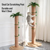 Round Sisal Cat Scratching Post and Climbing Tower