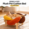 Petal-Shaped Elevated Pet Bed with Removable Washable Cover