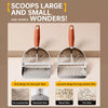 Cat Litter Scoop with Slotted or Round-Hole Head