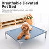 Elevated Pet Bed with Steel Frame and Washable Fabric