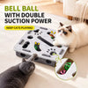 Cat Plush Pawing Toy with Three Bells – Square Design