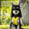 X-Style Dog Harness with Reflective Details and Round Rope Leash