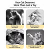 Interactive Cat Toys with Treat Spinner, Wand & Yarn Balls