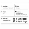 Breathable Canvas Pet Carrier Backpack for Cats and Dogs