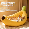 Banana-Shaped Pet Bed for Dogs & Cats