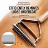 Double-Sided Stainless Steel Dog & Cat Deshedding Comb