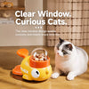 Duck-Shaped Rotating Treat Feeder Toy for Cats and Dogs