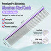 Stainless Steel Cat & Dog Grooming Comb