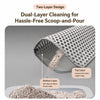 Large Double-Layer Cat Litter Mat with Cut-to-Fit Design