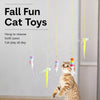Hanging Feather Teaser Wand Toy for Cats