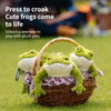 Plush Squeaky Frog Dog Toy
