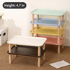 Elevated Pet Feeding Stand with Wooden Legs for Cats and Dogs