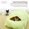 Enclosed Pet Bed with Open Entry for Cats & Dogs