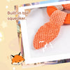 Plush Squeaky Dog Toy with Playful Animal Character Design