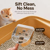 Cat Litter Scoop with Slotted or Round-Hole Head