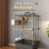 Large Stainless Steel Bird Cage for Small & Medium Birds