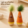 Self-Righting Cat and Puppy Toy for Interactive Play