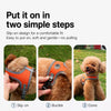 Nylon Vest-Style Dog Harness with Integrated Leash