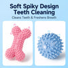 Dog Squeaky Chew Toy Set for Play and Solo Entertainment