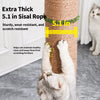 Round Sisal Cat Scratching Post and Climbing Tower