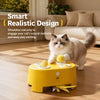 Interactive Electric Whack-a-Mole Cat Toy with Feather Teaser