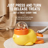 Duck-Shaped Rotating Treat Feeder Toy for Cats and Dogs