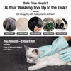 Pet Bathing Gloves for Dogs and Cats