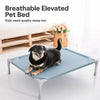 Elevated Pet Bed with Steel Frame and Washable Fabric