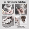 Cat Nail Clippers with Dual-Size Round Openings