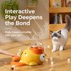 Duck-Shaped Rotating Treat Feeder Toy for Cats and Dogs