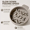 Slow-Feed Pet Bowl for Dogs and Cats