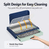 Plastic Dog Potty Tray with Wall, Wire Grid, and Drawer