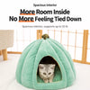 Enclosed Cat & Dog Bed House – Cozy All-Season Pet Bed