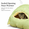 Semi-Enclosed Washable Bed for Cats and Small Dogs