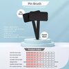Pet Cushioned Pin Brush for Fluffing and Detangling