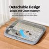 Portable Dog Potty Tray with Cleaning Shovel