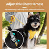 X-Style Dog Harness with Reflective Details and Round Rope Leash